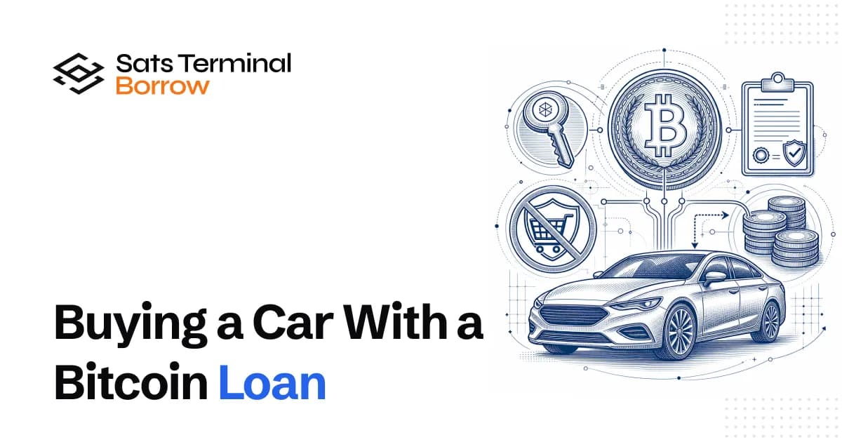 Buying a Car With a Bitcoin Loan: Finance a Vehicle Without Selling Your BTC (2026)
