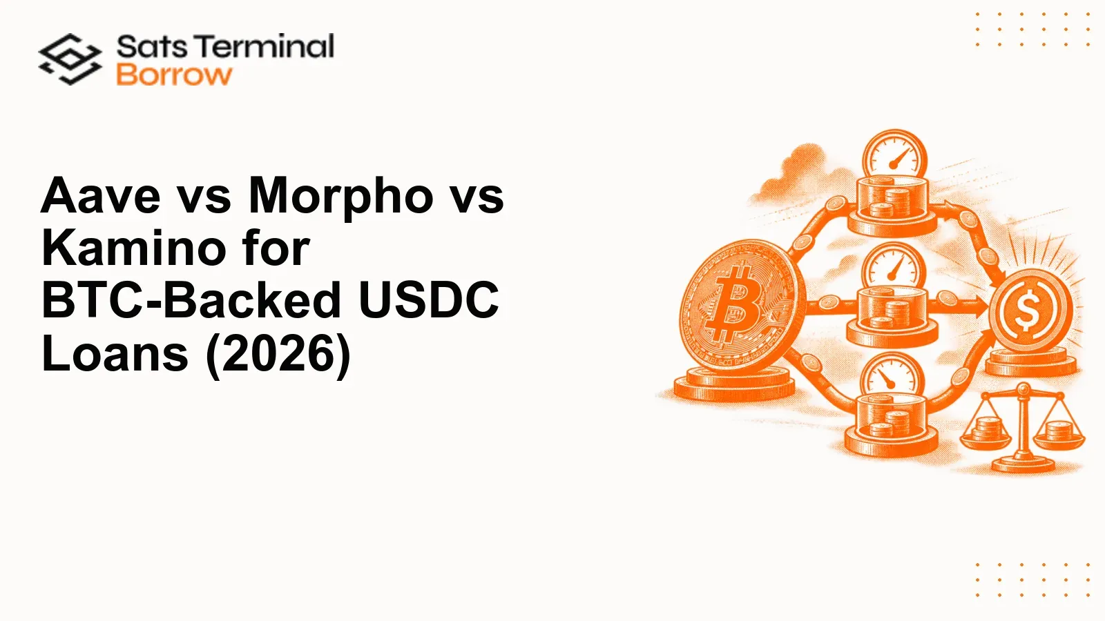Aave vs Morpho vs Kamino for BTC-Backed USDC Loans (2026)